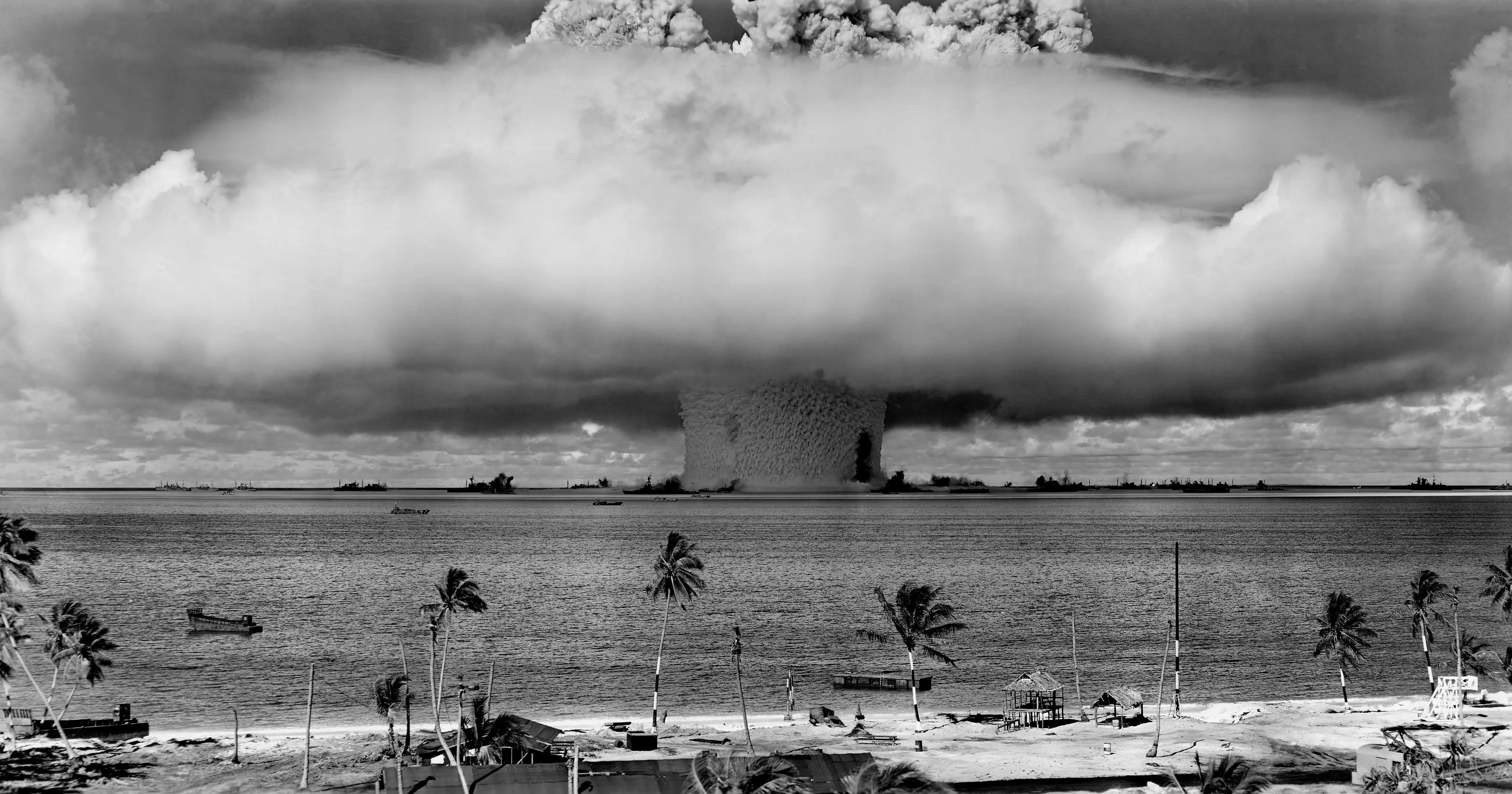 Nuclear test explosion — humanity's most destructive power unleashed