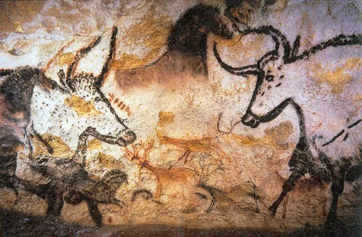 Ancient cave painting — humanity's earliest artistic expression