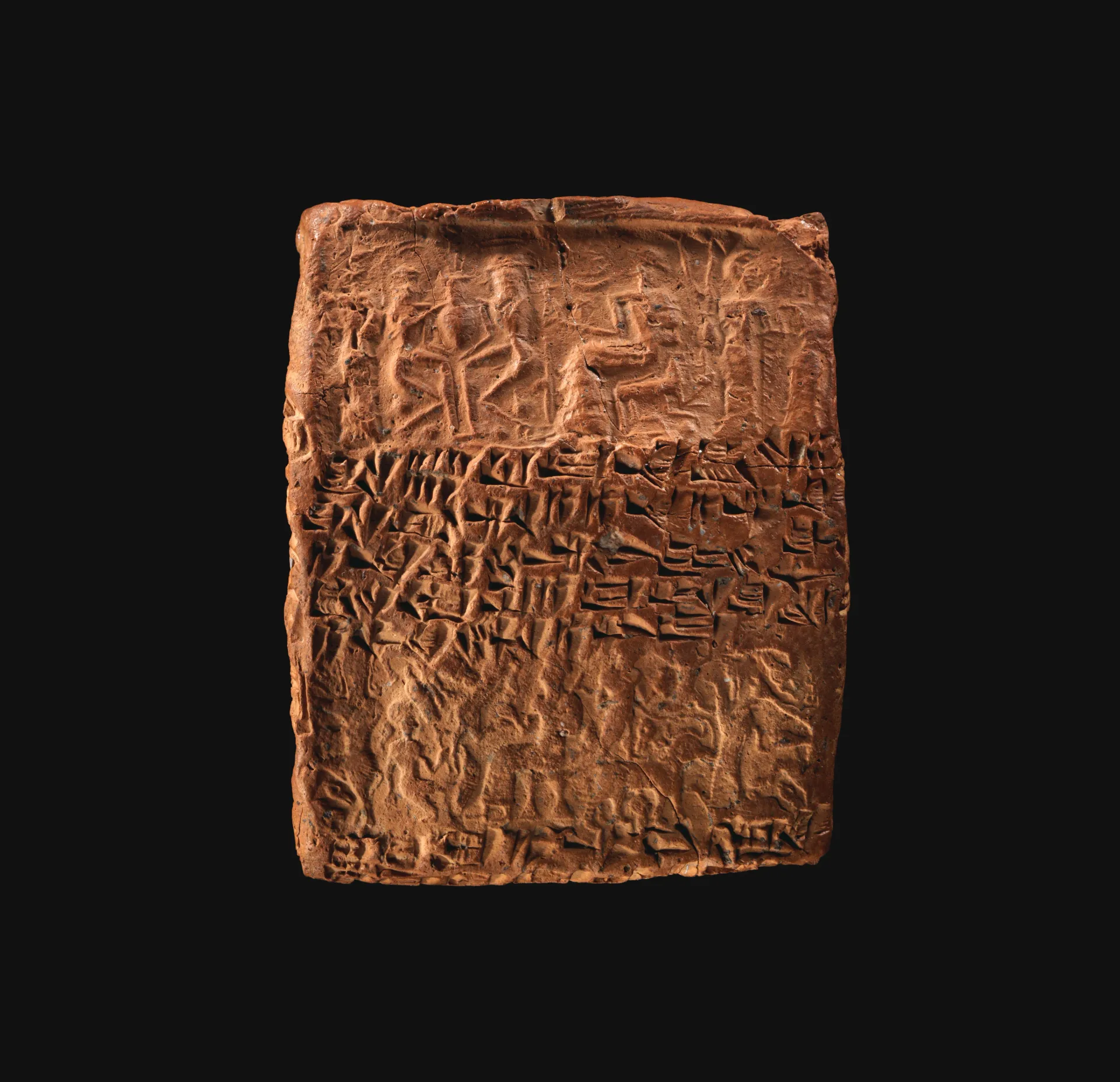 Ancient cuneiform tablet — the birth of written language